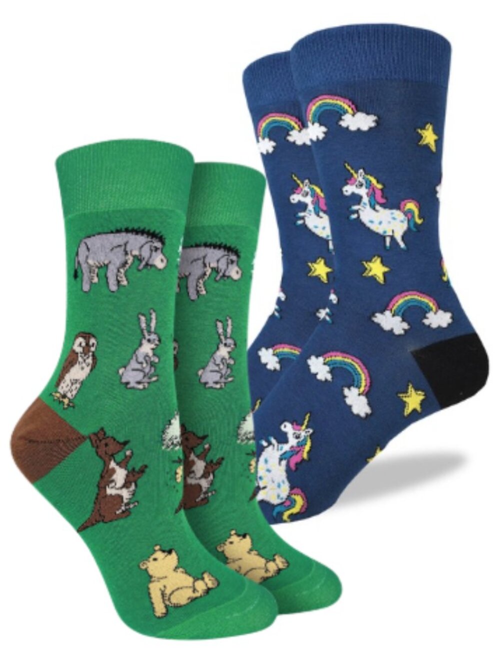 Women's Good Luck Sock Crew Socks | Pooh Socks | NWT